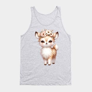 Fluffy Baby Deer Tank Top